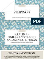 Aralin 4 - Filipino Q3 Reporting