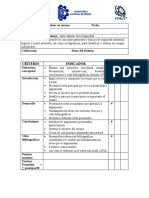 Lista de Cotejo para Evaluar Un Ensayo Argumentativo