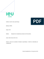 Evaluación de Competencias A Través de La Psicometría