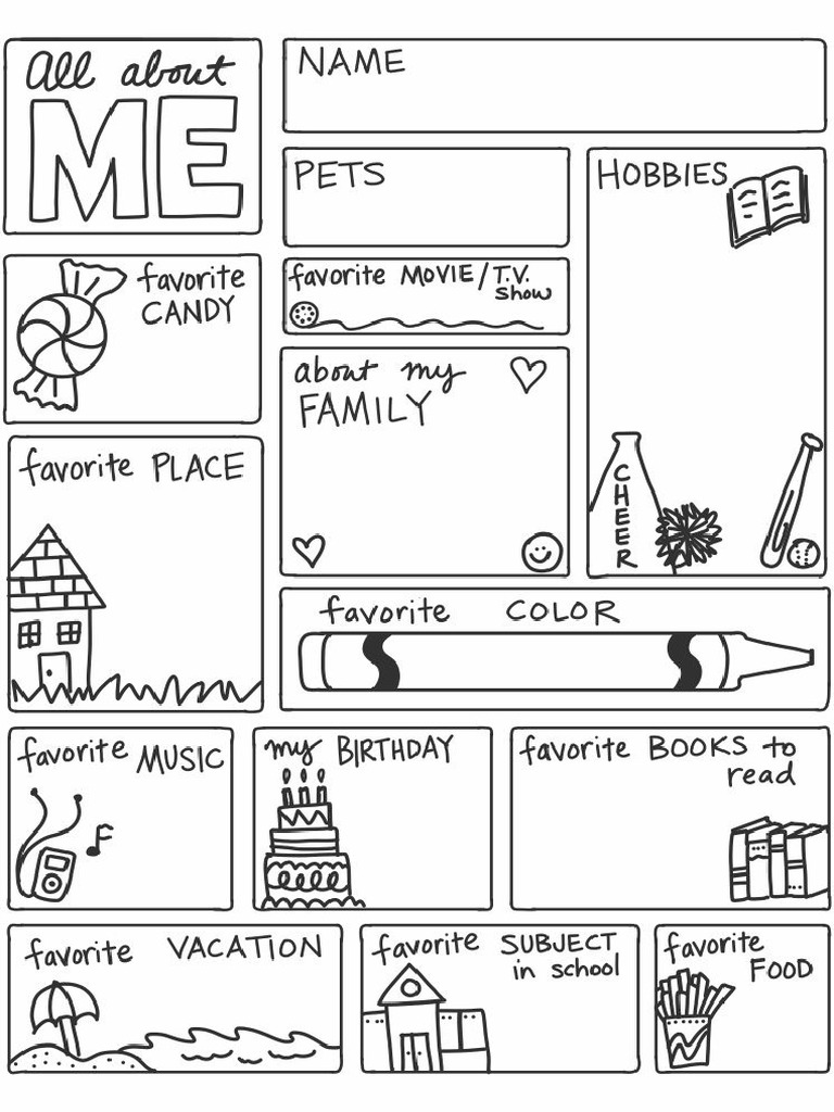 4ab All About Me | PDF