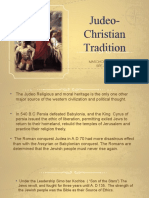 Judeo-Christian Tradition: Marohom-Medina Sipe-Utto