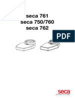 Seca 750 - 760 Manual