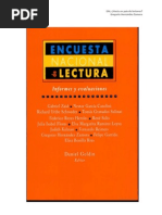 Download gregorio hz -Encuesta Nacional de Lectura Hacia un pas de lectores by gregorio hernandez SN5709778 doc pdf
