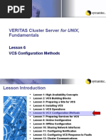 VERITAS Cluster Server For UNIX, Fundamentals: Lesson 6 VCS Configuration Methods