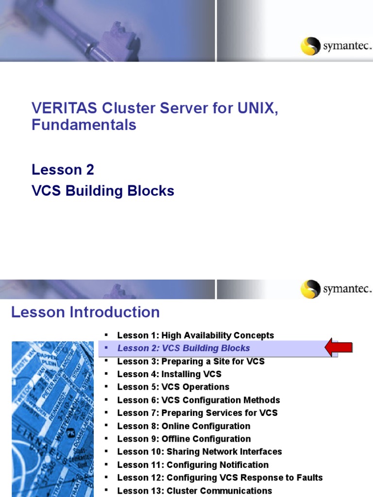 VERITAS Cluster Server For UNIX, Fundamentals Lesson 2 VCS Building