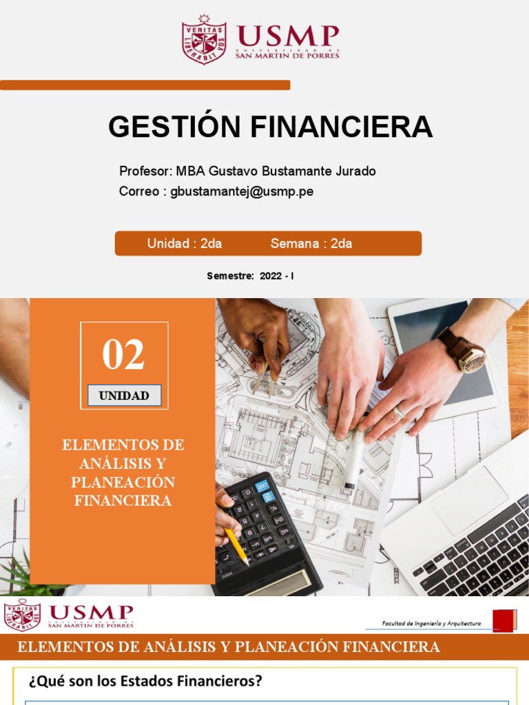 GF UNIDAD-II Semana-2 | PDF | Contabilidad | Ratio financiero