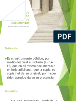 Acta de Legalizacion de Copia de Documentos