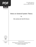 Views on General Systems Theory