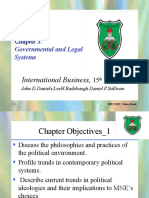 International Business,: Governmental and Legal Systems