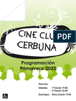 Cine Club Cerbuna Diptico - Febrero 2022