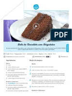 Bolo de Chocolate Com Brigadeiro - Receitas Nestlé