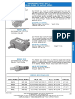 Model RV: Differential Poppet Inline Relief