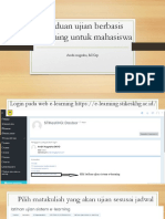 Panduan Ujian Berbasis E-Learning PDF