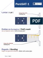 Maqueta PerúSAT-1 Tamaño A4