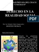 Presentacion Derecho y Realidad Social