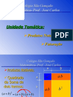 Produtos Notáveis e Fatoração