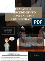 Etapas Del Procedimiento Administrativo Contencioso