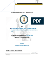 Analisis de Las Obligaciones y Prohibiciones Del Trababador y Patrono