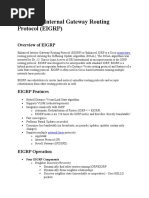 Enhanced Internal Gateway Routing Protocol