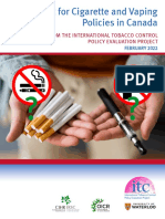 ITC Support for Cigarette and Vaping Policies in Canada en v11 Final 1March2022