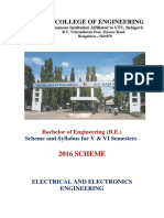 EEE V & VI 2016 Scheme & Syllabus