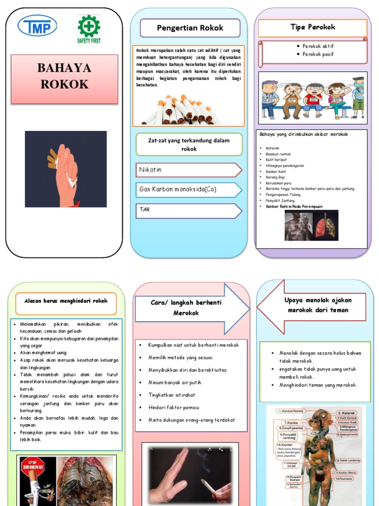Leaflet Bahaya Merokok | PDF