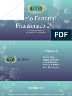 Diseño Factorial Fraccionado 2k-1