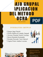 Aplicacion Del Metodo Ocra A Puestos de Trabajo - Grupo 10