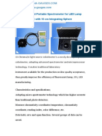 Chroma2 Pocket Portable Spectrometer For LED Lamp