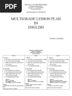 Multigrade Lesson Plan