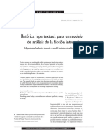 Retórica Hipertextual para Un Modelo de Análisis de La Ficción Interactiva