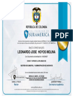 Diplomado Gestion Doc. y Adm. de Archivos