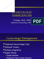 Gynecologic Emergencies: P.Zubor, M.D., PHD