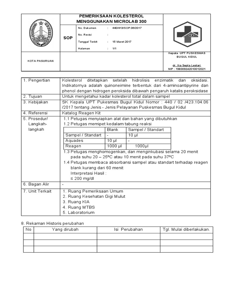 Pemeriksaan Kolest DGN Microlab 300 | PDF