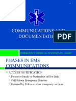 Communications and Documentation: Emergency Medical Technician - Basic