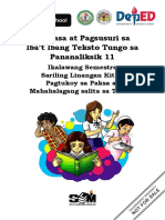 Q3 Pagbasa at Pagsusuri 11 - Module 1