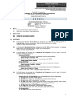 Agenda de La Subcomisión Acusaciones Constitucionales para El 22 de Abril