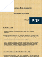 Blockchain Insurance Use Cases and Applications
