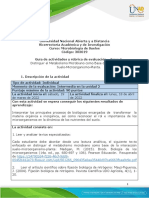 Guía de Actividades y Rúbrica de Evaluación - Unidad 2 - Tarea 2 - Distinguir El Metabolismo Microbiano Como Base de Interacción Suelo-Microorganismo-Planta