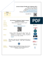 The Introduction of Khojazada's Tahafut Investigation, Translation and Evaluation