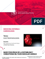 Electrofisiología cardíaca: Bases fisiológicas de la excitabilidad y conductividad del tejido muscular cardíaco
