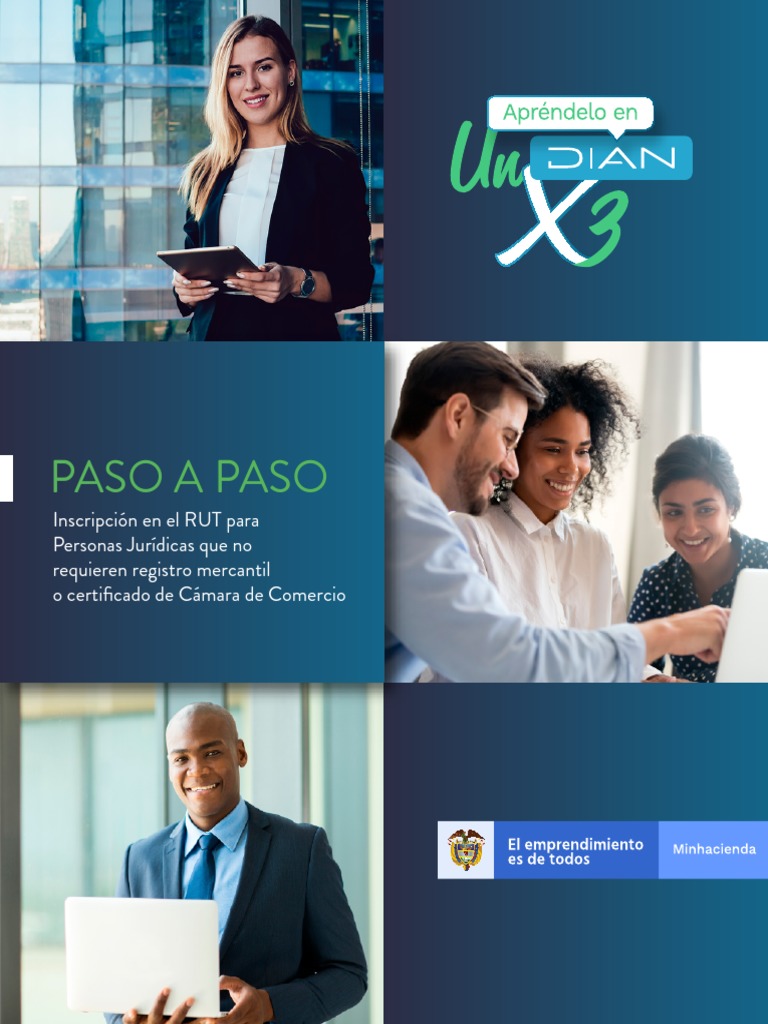 Paso A Paso Inscripcion RUT PJ No Requieren Registro Mercantil | PDF ...