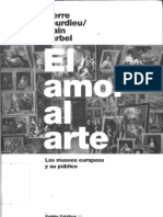 Bourdieu El Amor Al Arte-1