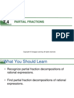 7 - 4 Partial Fractions