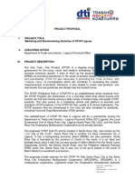 Project Proposal: Ref Code: F-MFO1-002 Revision: 0 Effectivity Date: 15 Mar. 2010 Page 1 of 5