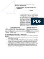 Module 1 and 2 - Introduction To Management Accounting and Cost Classification and Behavior (Addtl) PDF