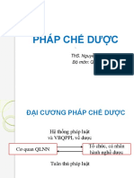 Bài 1.2. Đại Cương, Luật Dược