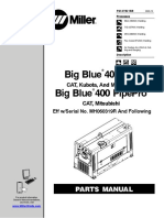 Miller BIG BLUE 400 PRO Part Manual