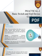 Practical-1 Basic Switch and End Device Configuration