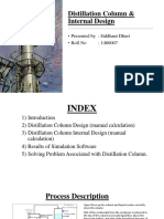 Distillation Column & Internal Design